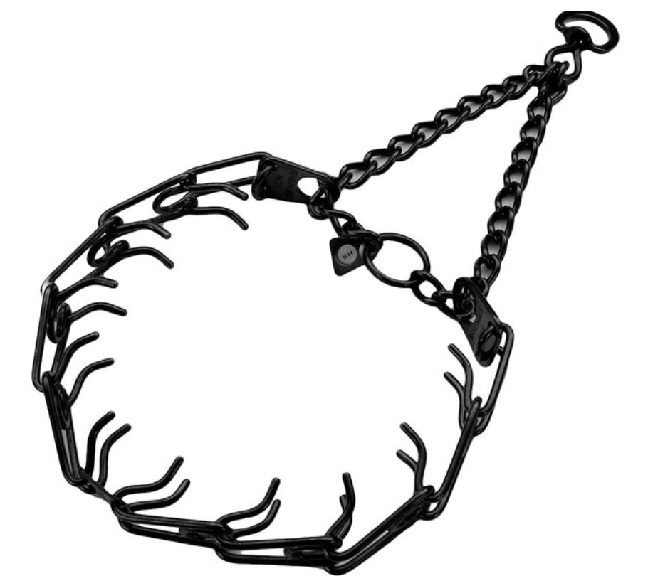 Herm Sprenger Ultra-Plus Training Dog Prong Collar- Black