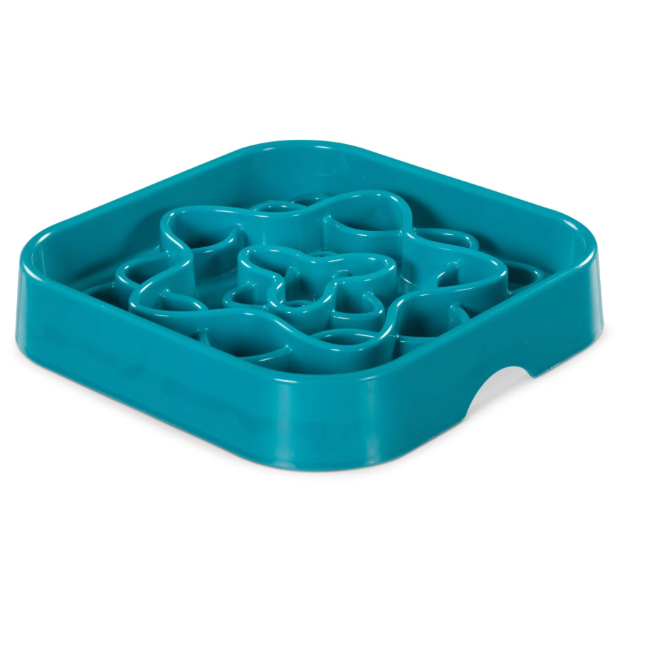 Interactive Square Dog Slow Feeder, 8 cup Capacity