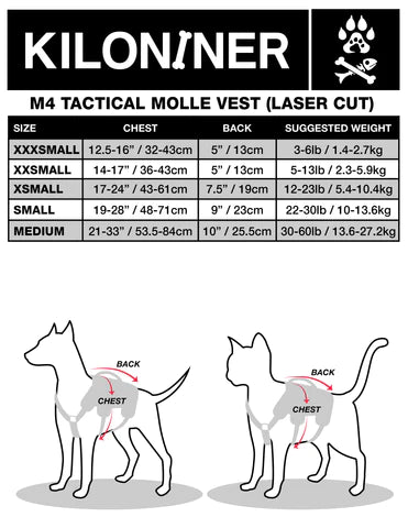 K9R - M4 Tactical MOLLE Vest