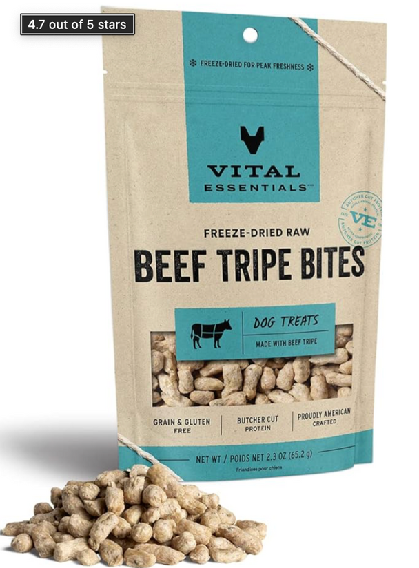 Vital Essentials Beef Tripe Bites