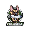 Fur Missile Velcro Patch