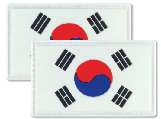 South Korea National Flag Velcro Patch