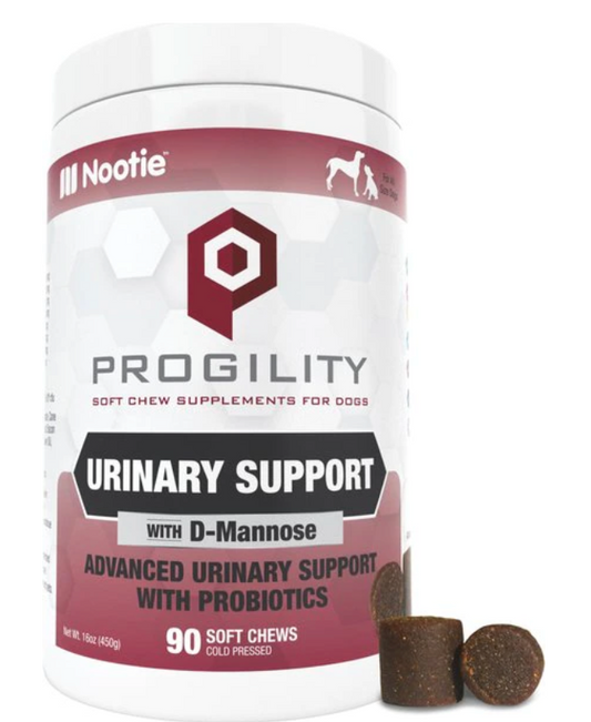 Nootie Progility Bacon Flavored Urinary Support Soft Chew for Adult Dogs, 90 count